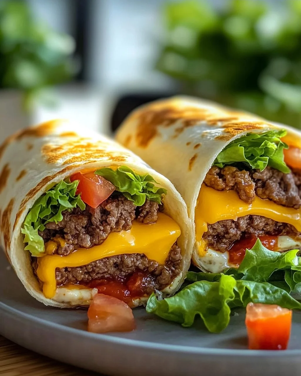 Air Fryer Cheeseburger Wraps: Schnelles Abendessen Rezept!