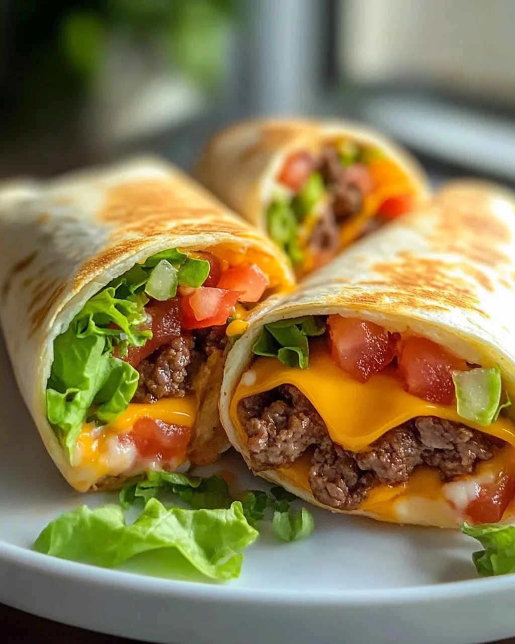 Air Fryer Cheeseburger Wraps: Schnelles Abendessen Rezept!