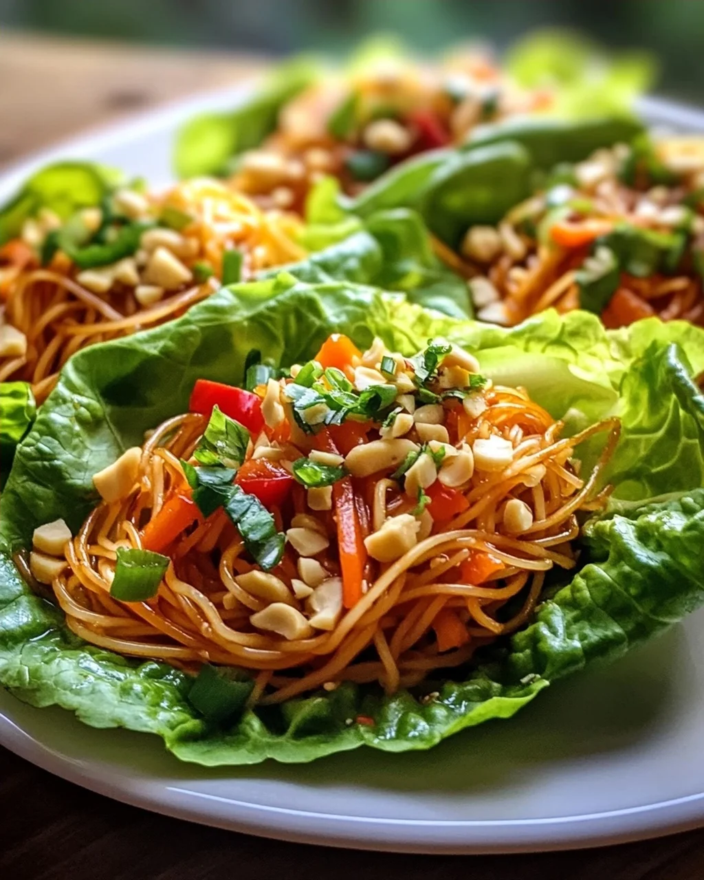 Asiatische Nudel-Wraps