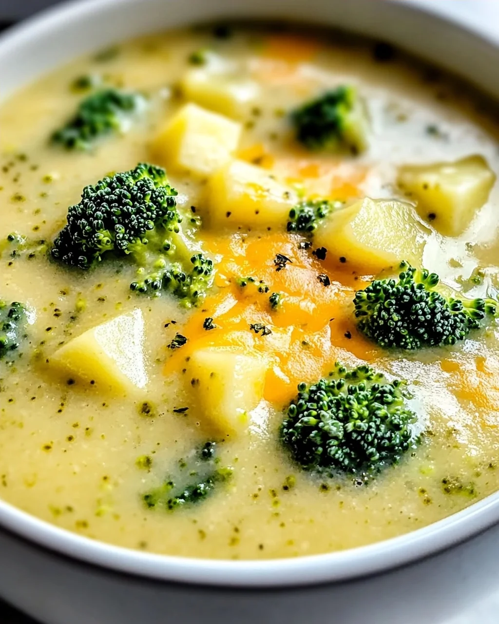 Brokkoli Kartoffel Käse Suppe für Wohlfühlmomente