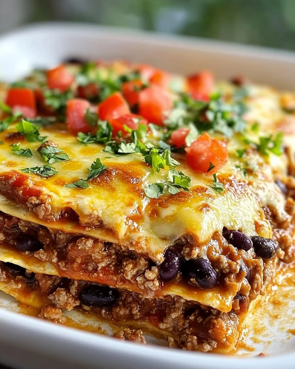 Burrito Auflauf mit Hackfleisch & Käse – Einfach Lecker!