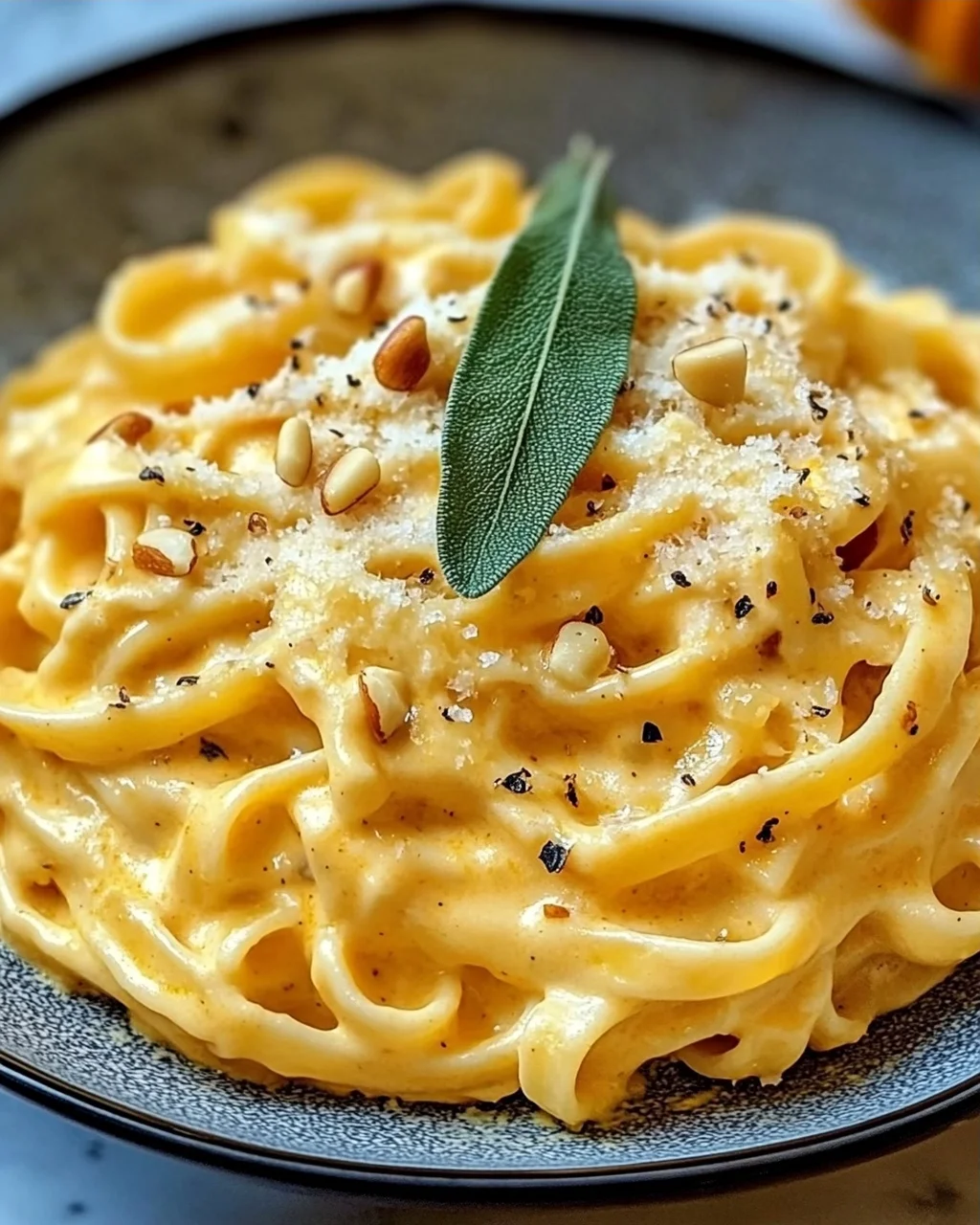 Cremige Kürbis Alfredo Pasta: Das ultimative Herbstgericht!