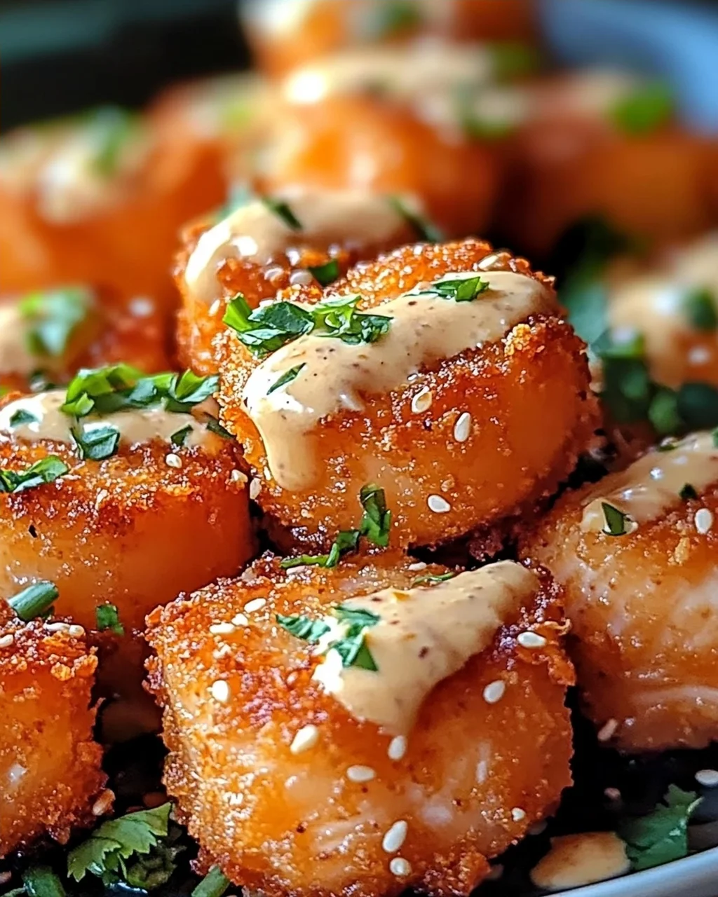 Crispy Bang Bang Lachs Bites