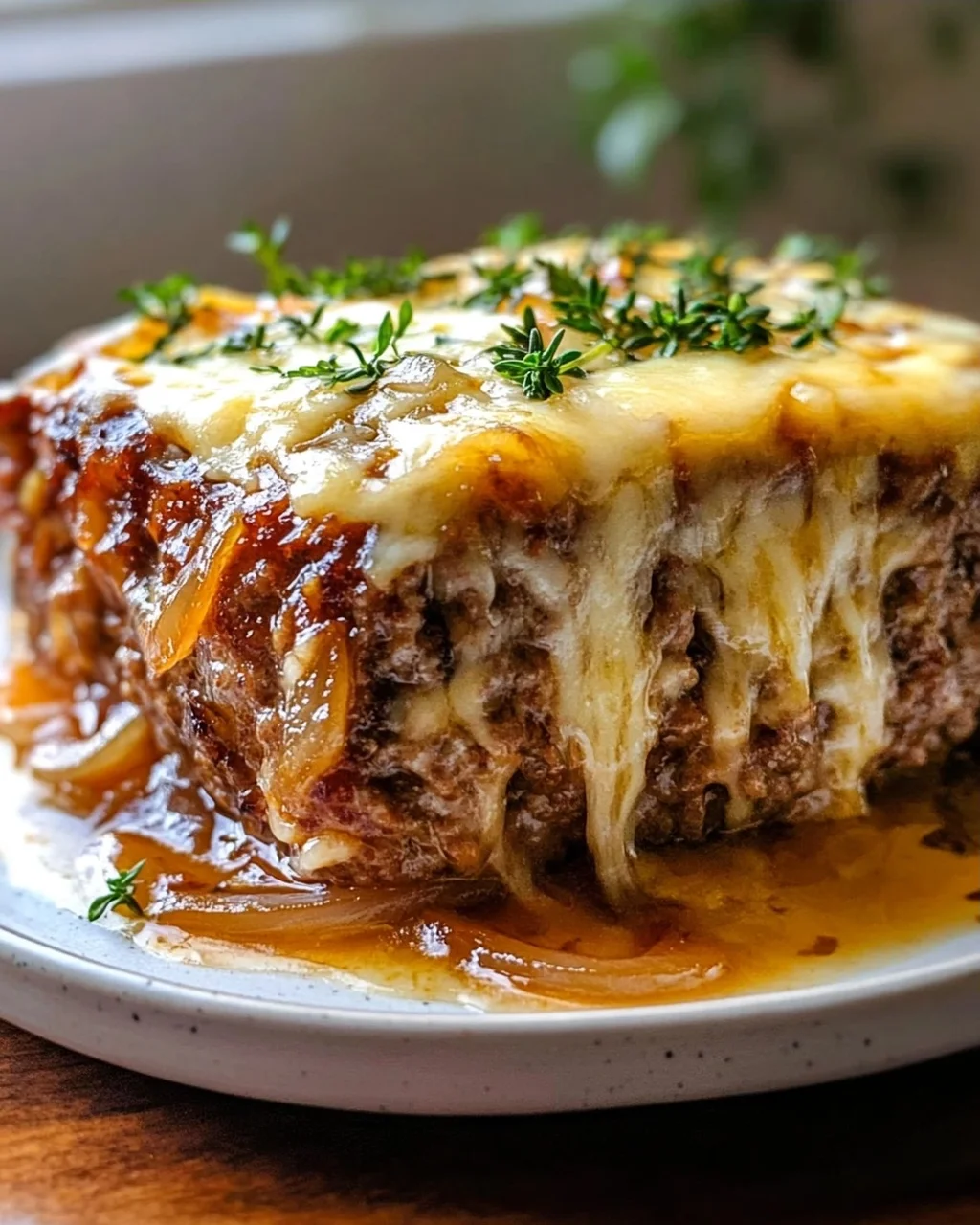 Französischer Zwiebel Hackbraten: So lecker, einfach & genial!
