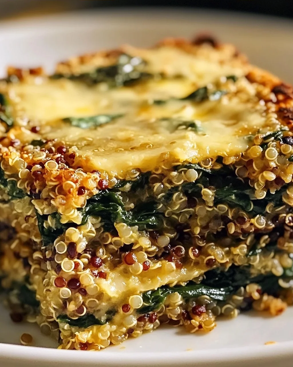Gesunder Quinoa Linsen Spinat Auflauf – Nahrhaft & Herzhaft!
