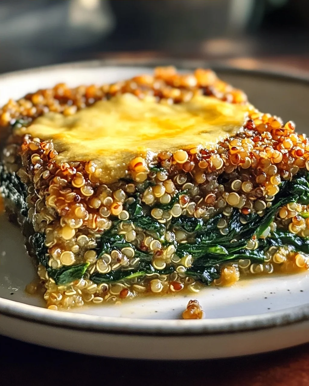 Gesunder Quinoa Linsen Spinat Auflauf – Nahrhaft & Herzhaft!
