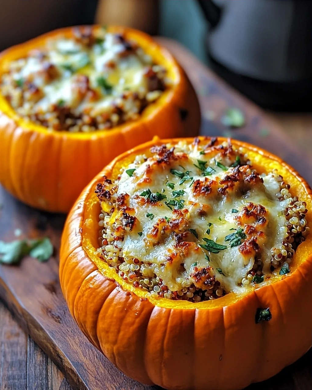 Herzhafter gefüllter Kürbis: Gemütliches Herbst-Rezept genießen