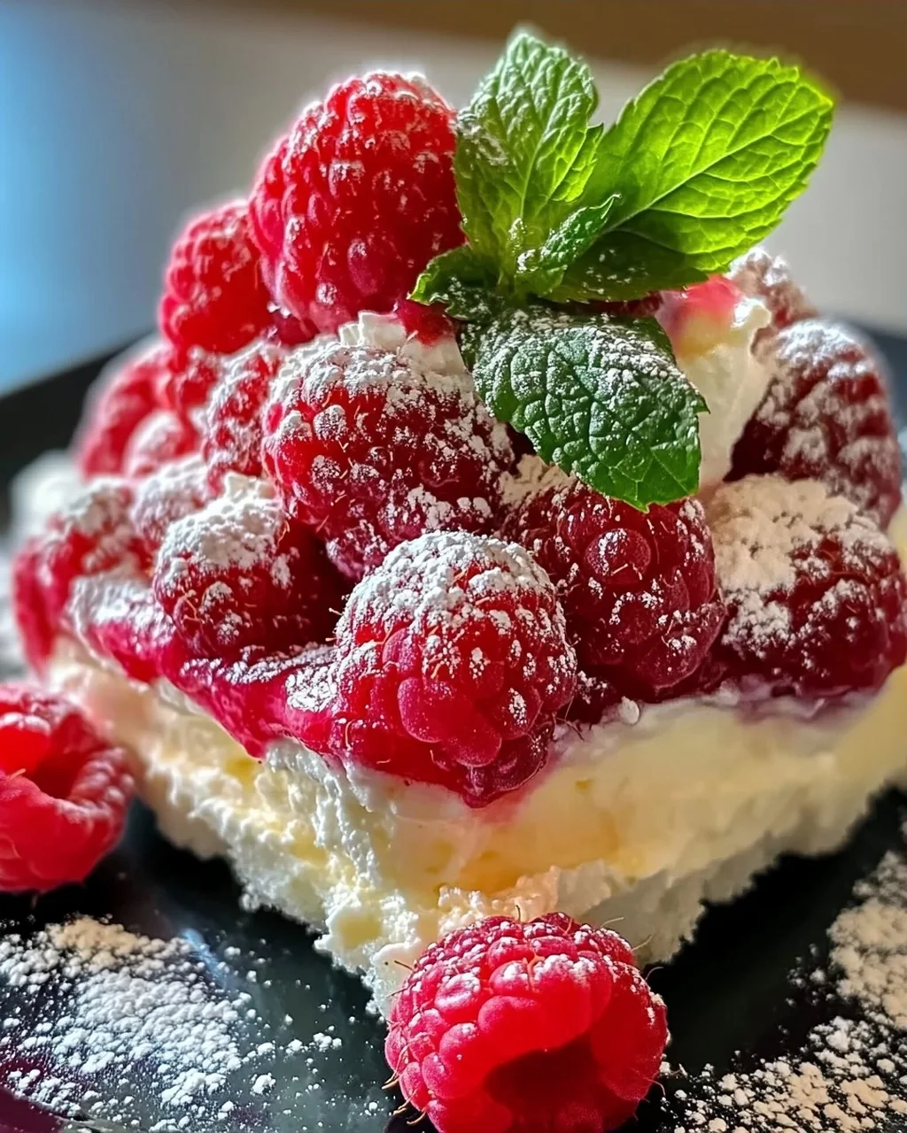 Himbeerwolke mit Mascarponecreme