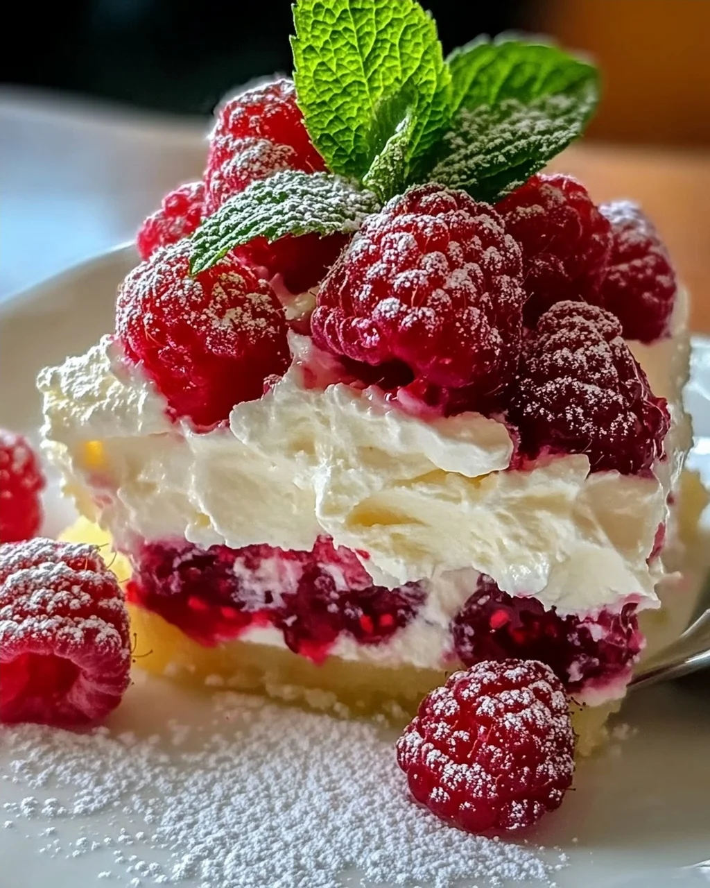 Himbeerwolke mit Mascarponecreme