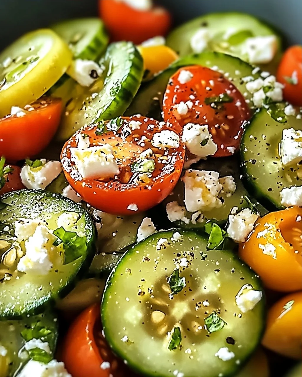 Honig-Limetten-Gurken-Salat für heiße Sommertage