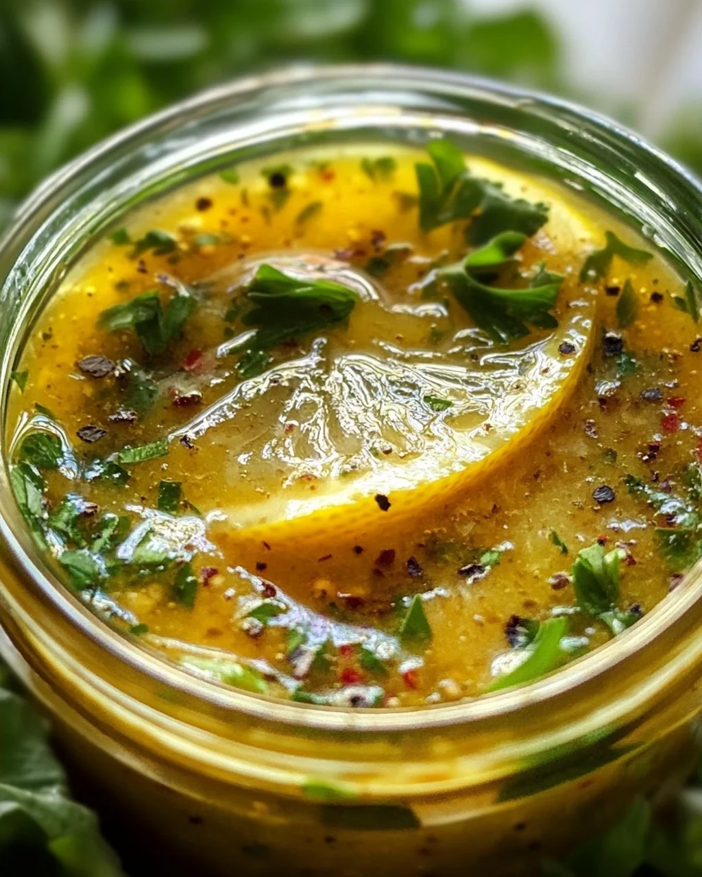 Honig-Senf-Zitronen-Vinaigrette