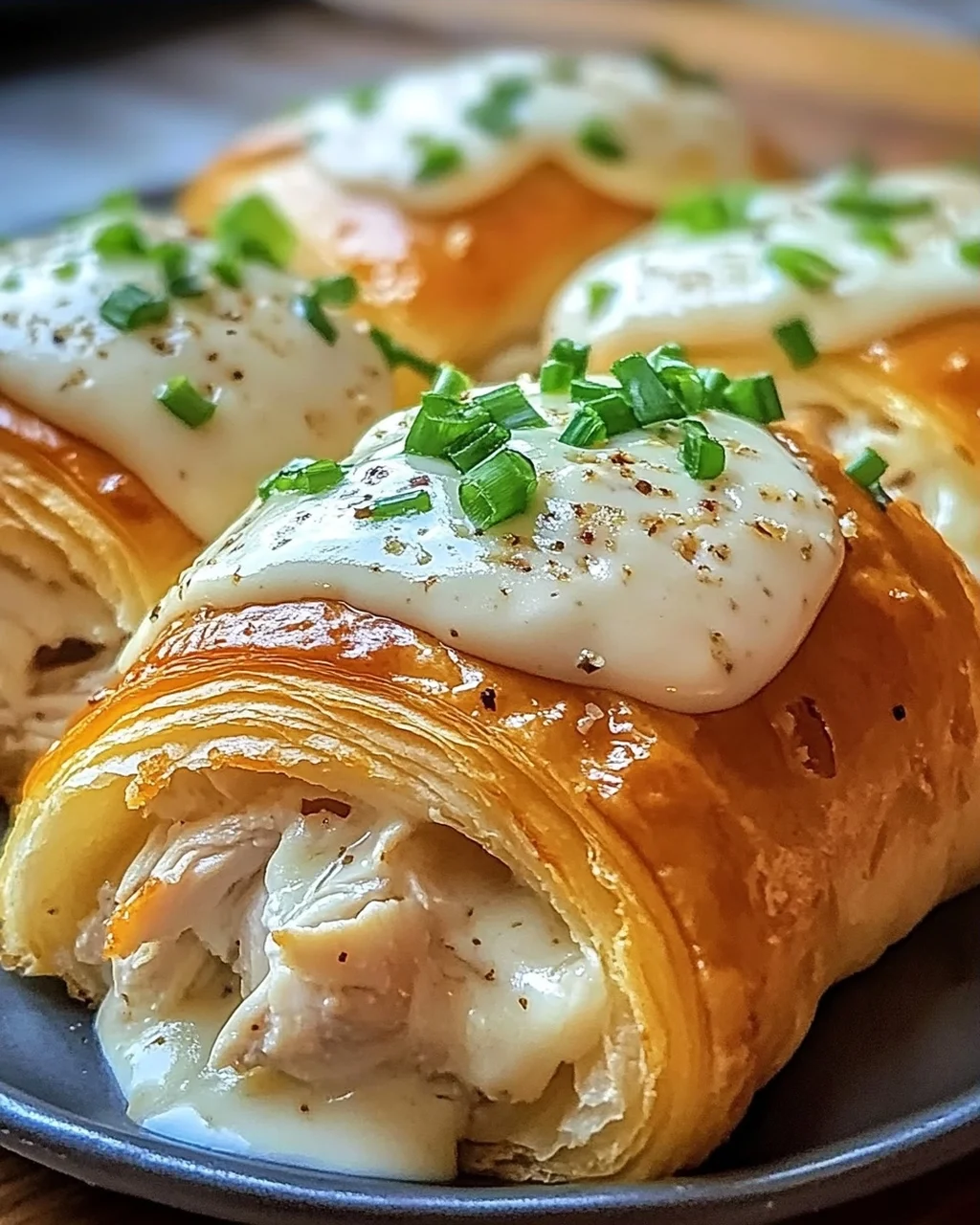 Hühnchenkissen mit Parmesansoße – Einfaches Komfortessen