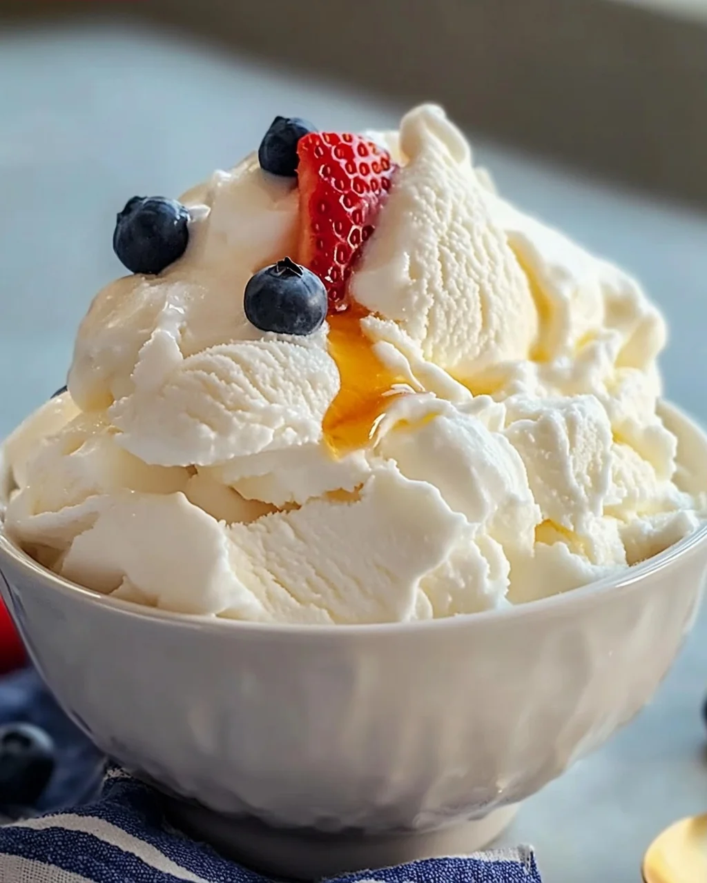 Joghurt Eis ohne Eismaschine Rezept