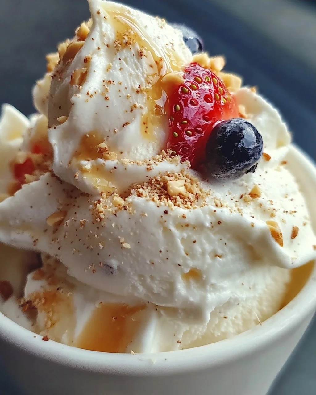 Joghurt Eis ohne Eismaschine Rezept mit schneller Zubereitung