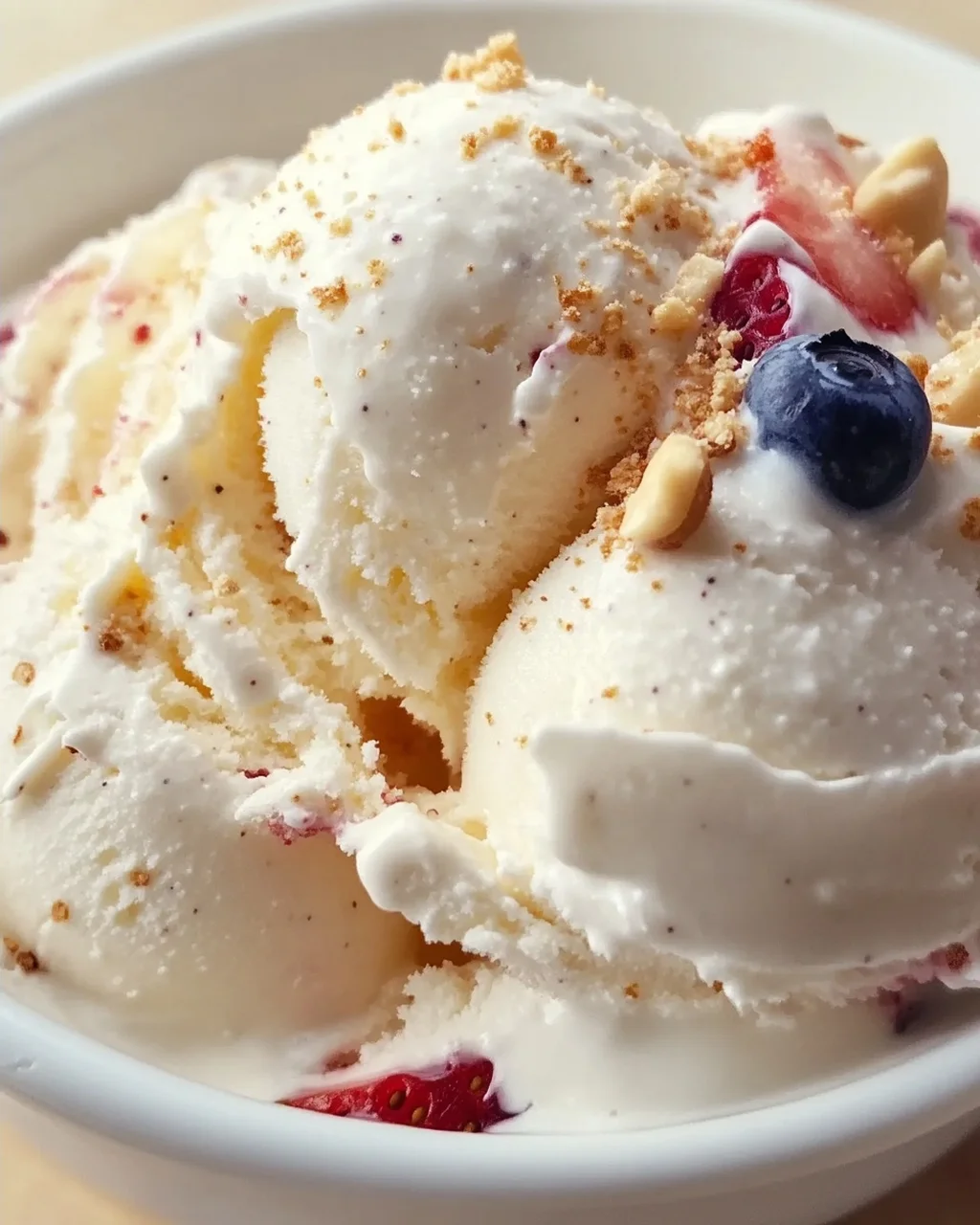 Joghurt Eis ohne Eismaschine Rezept mit schneller Zubereitung
