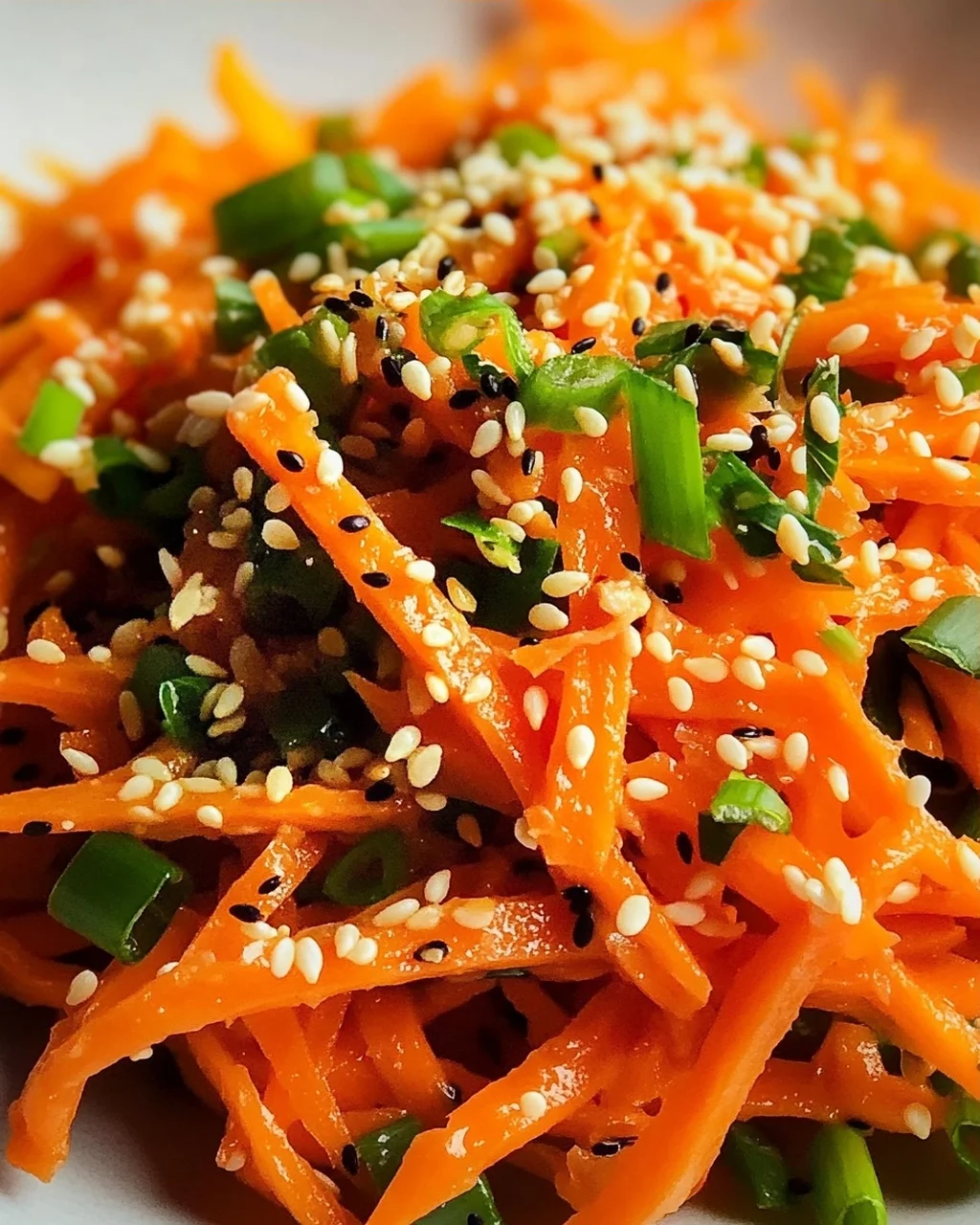 Karottensalat mit Ingwer-Sesam-Dressing – Gesund & Lecker!