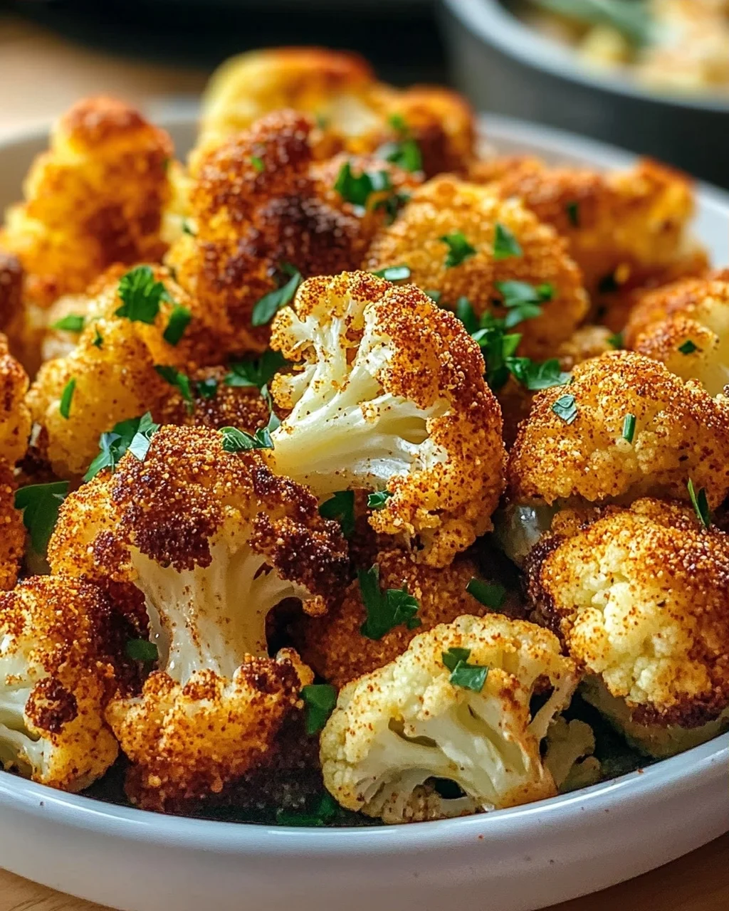 Knuspriger Blumenkohl aus dem Airfryer – Einfaches Rezept!