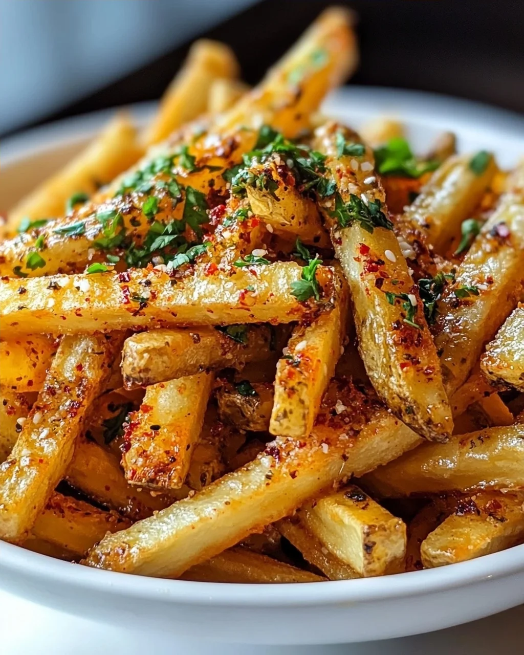 Louisiana Voodoo Fries mit Cajun-Gewürz & Knoblauchbutter