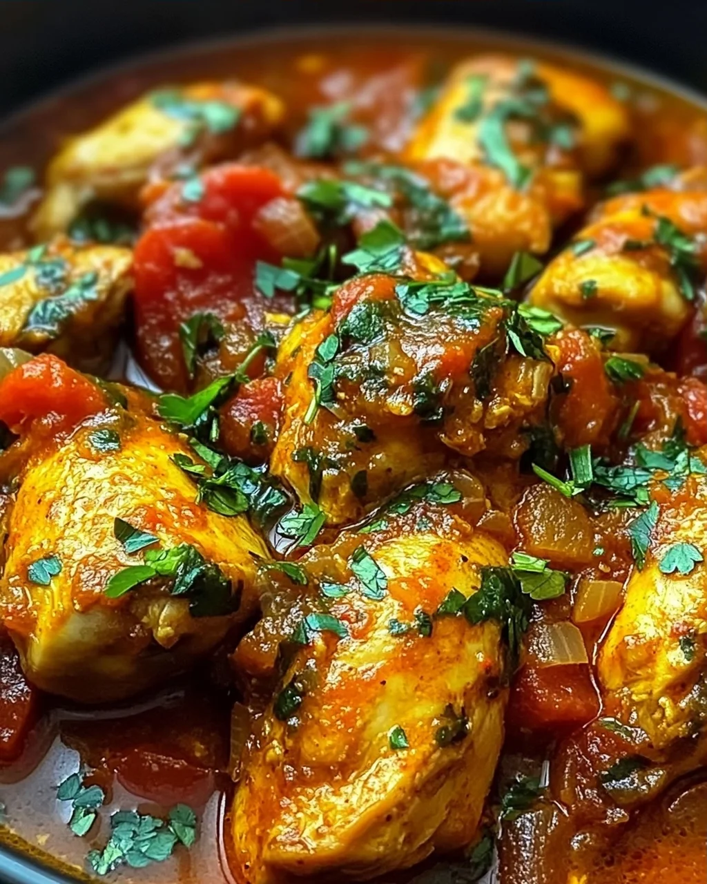 Nigerianisches Hähnchenragout: Herzhaftes Wohlfühlessen