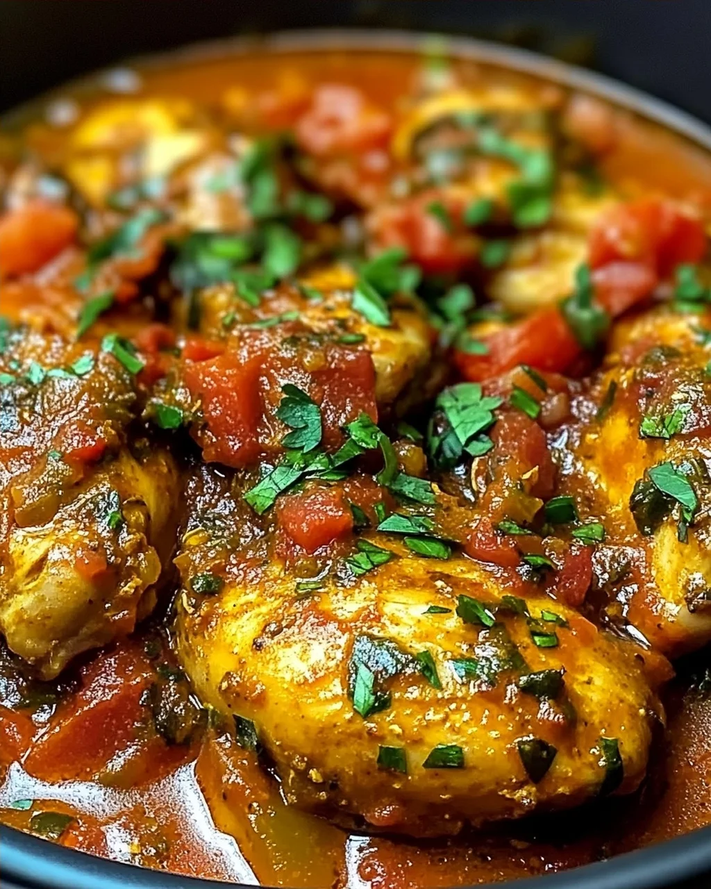 Nigerianisches Hähnchenragout: Herzhaftes Wohlfühlessen