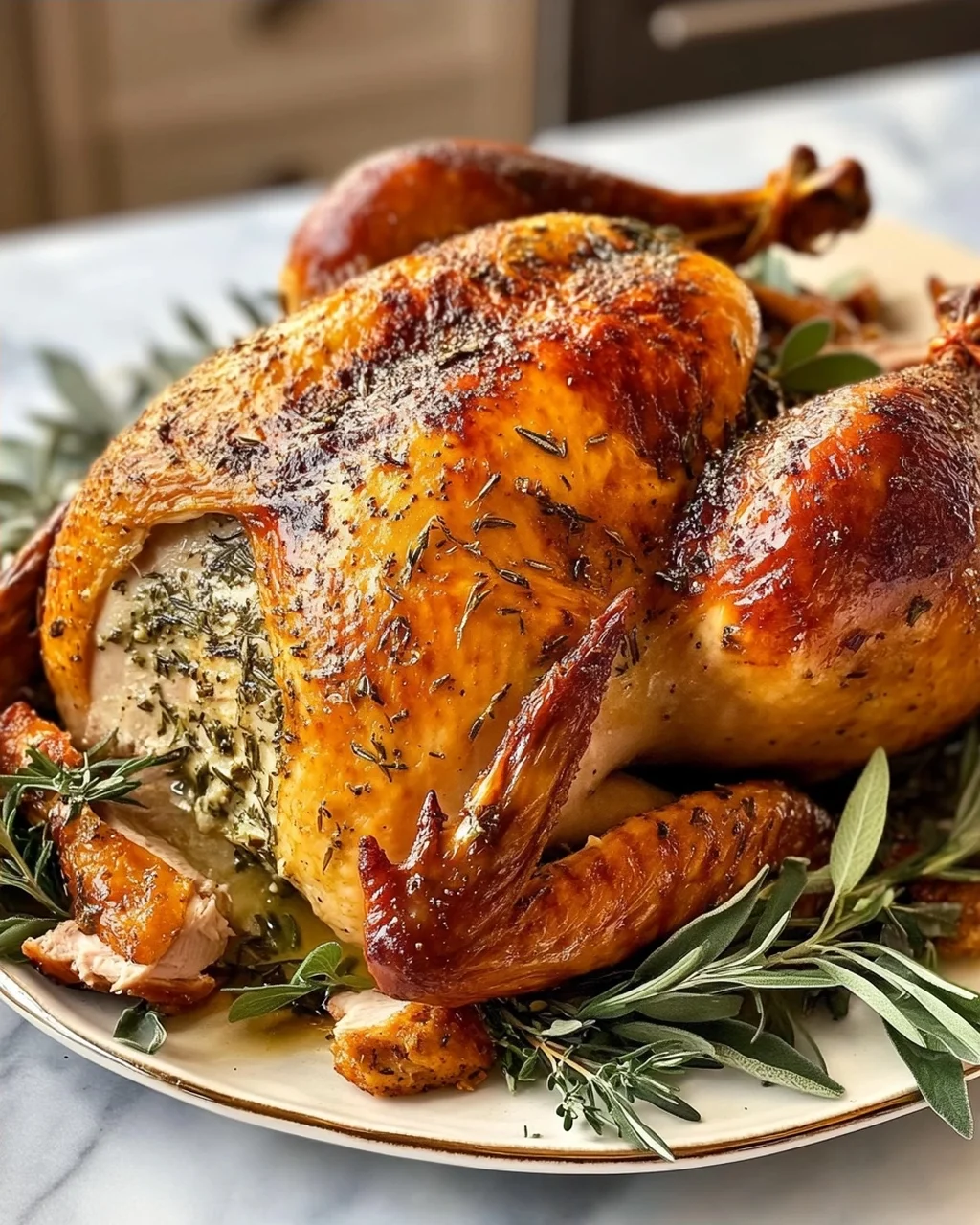 Saftiges Thanksgiving Truthahn Rezept