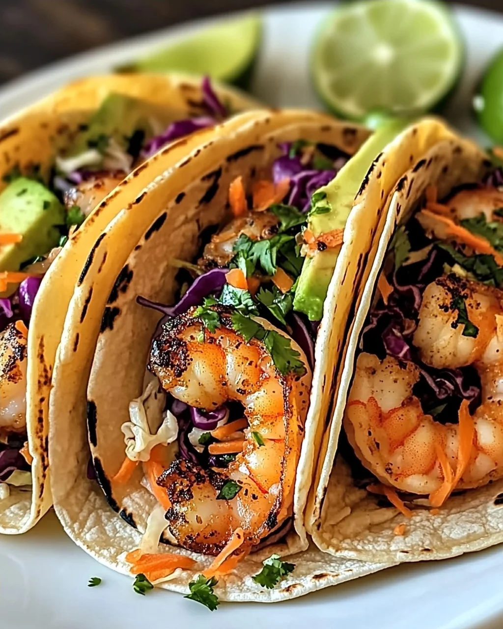 Schwarze Garnelen Tacos mit Krautsalat für Eilige