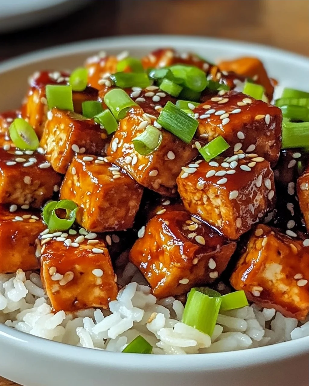 Süßes Chili-Tofu - Kross und voller Geschmack