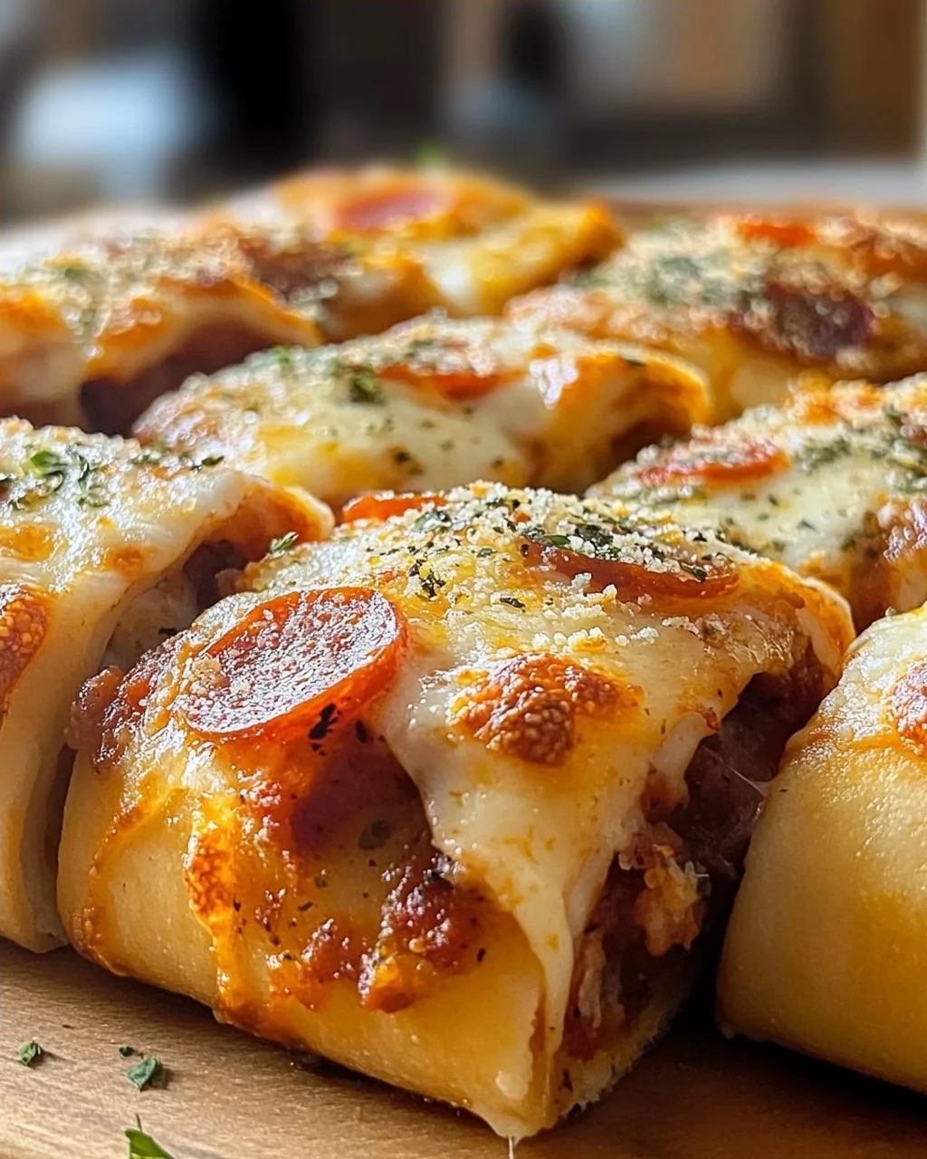 Unwiderstehliche High Protein Rind-Peperoni Pizzarollen